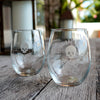 Boxing & Bubbles ™ Stemless Glass | Single or Pair